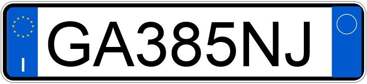 Numer rejestracyjny GA385NJ posiada LANCIA Ypsilon 3a serie Numer rejestracyjny GA385NJ posiada LANCIA Ypsilon 3a serie