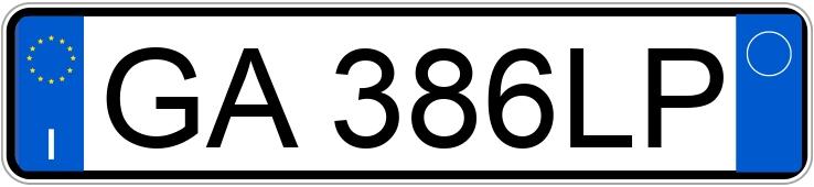 Numer rejestracyjny GA386LP posiada FORD Fiesta 7a serie