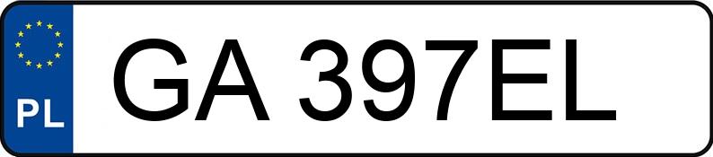 Numer rejestracyjny GA 397EL posiada AUDI A4 Avant 2.0 TDi DPF MR`07 E4 B8 e - GA397EL