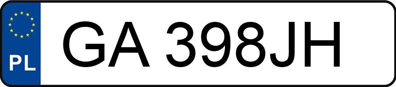 Numer rejestracyjny GA 398JH posiada KIA Picanto 3as. - GA398JH Numer rejestracyjny GA 398JH posiada KIA Picanto 3as. - GA398JH