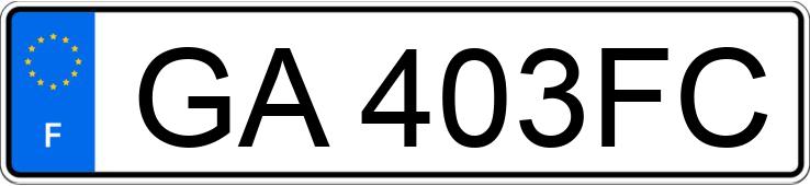 Numer rejestracyjny GA403FC posiada MERCEDES CLASSE A IV