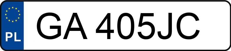 Numer rejestracyjny GA 405JC posiada SKODA RAPID - GA405JC Numer rejestracyjny GA 405JC posiada SKODA RAPID - GA405JC