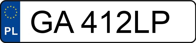 Numer rejestracyjny GA 412LP posiada AUDI Q5 Sportback TDI MR`25 EA6 GU Q5 Sportback TDI MR`25 EA6 GU - GA412LP