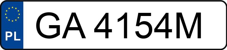 Numer rejestracyjny GA 4154M posiada SKODA Fabia 1.9 SDI MR`99 Fresh+ - GA4154M