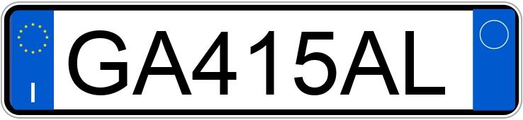 Numer rejestracyjny GA415AL posiada BMW X3