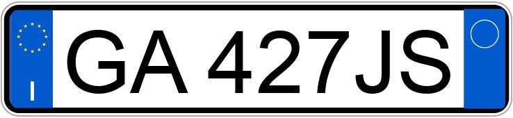 Numer rejestracyjny GA427JS posiada MERCEDES Classe B