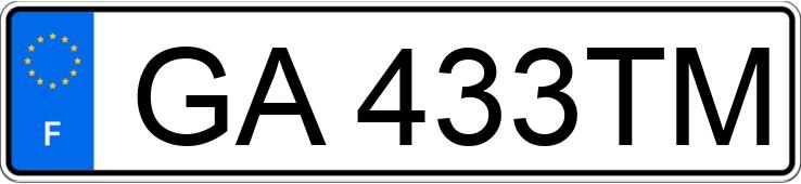 Numer rejestracyjny GA433TM posiada RENAULT MEGANE III