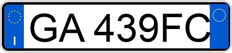 Numer rejestracyjny GA439FC posiada LANCIA Ypsilon 3a serie Numer rejestracyjny GA439FC posiada LANCIA Ypsilon 3a serie
