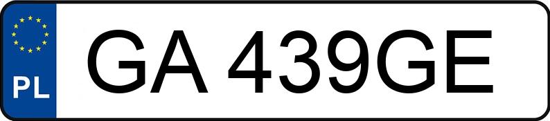 Numer rejestracyjny GA 439GE posiada BMW 318i Kat. E30 s - GA439GE Numer rejestracyjny GA 439GE posiada BMW 318i Kat. E30 s - GA439GE