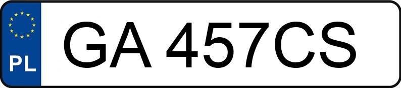 Numer rejestracyjny GA 457CS posiada VOLVO V50 - GA457CS Numer rejestracyjny GA 457CS posiada VOLVO V50 - GA457CS