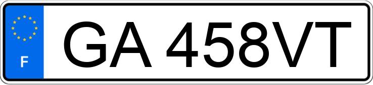 The registration number GA458VT has FORD KUGA III 1.5 ECOBLUE 120 TREND