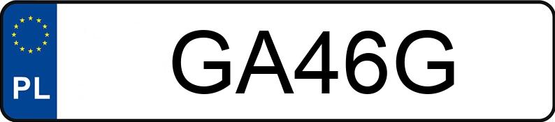 Numer rejestracyjny GA 46G posiada MERCEDES-BENZ 250 C/8 - GA46G Numer rejestracyjny GA 46G posiada MERCEDES-BENZ 250 C/8 - GA46G