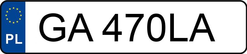 Numer rejestracyjny GA 470LA posiada SKODA Fabia III 1.2 TSI MR`15 E6 Ambition - GA470LA