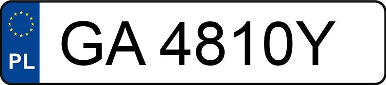Numer rejestracyjny GA 4810Y posiada BMW 520 I - GA4810Y Numer rejestracyjny GA 4810Y posiada BMW 520 I - GA4810Y