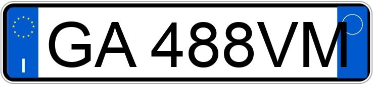 Numer rejestracyjny GA488VM posiada AUDI A6 5a serie