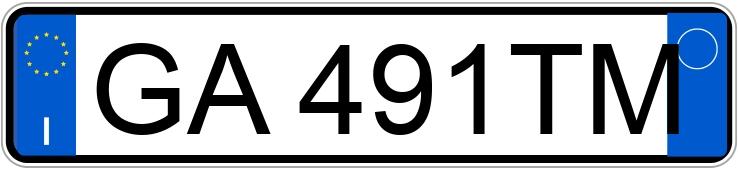 Numer rejestracyjny GA491TM posiada TOYOTA Yaris 3a serie