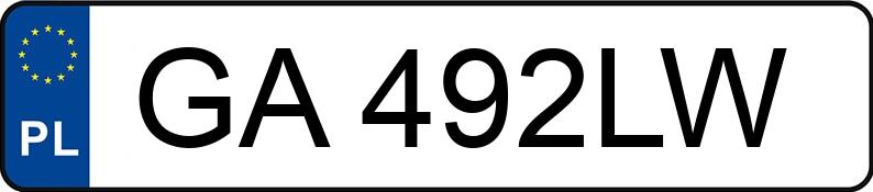 Numer rejestracyjny GA 492LW posiada VOLVO XC 40 2.0 B3 MILD HYBRID MR`22 E6d Ultra Dark Getr - GA492LW