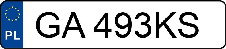 Numer rejestracyjny GA 493KS posiada SKODA Kodiaq 1.5 TSI MR`22 E6 L&K ACT DSG - GA493KS