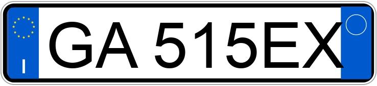 Numer rejestracyjny GA515EX posiada CITROEN C3 3a serie