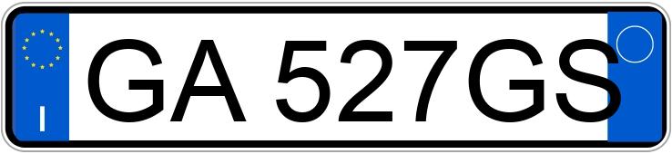 Numer rejestracyjny GA527GS posiada MERCEDES Classe A