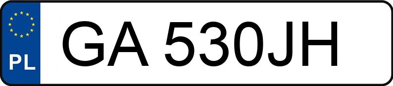 Numer rejestracyjny GA 530JH posiada DACIA SANDERO - GA530JH Numer rejestracyjny GA 530JH posiada DACIA SANDERO - GA530JH