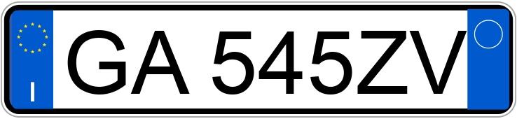 Numer rejestracyjny GA545ZV posiada VOLKSWAGEN Golf 7a serie Numer rejestracyjny GA545ZV posiada VOLKSWAGEN Golf 7a serie