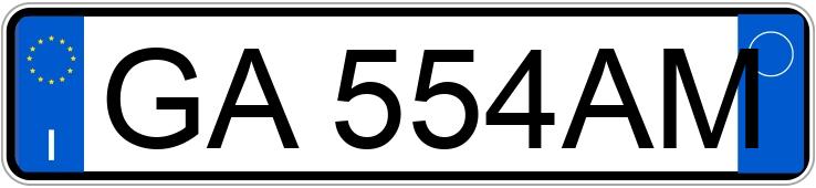 Numer rejestracyjny GA554AM posiada MERCEDES Classe C