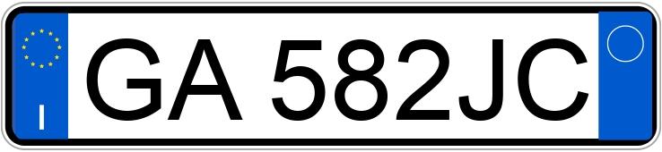 Numer rejestracyjny GA582JC posiada PAGANI Huayra