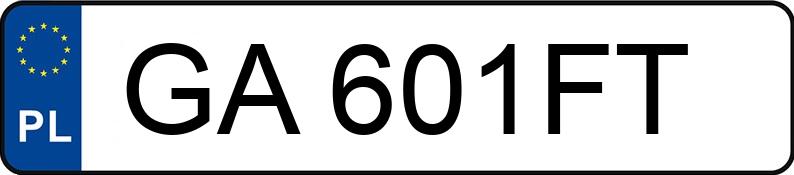 Numer rejestracyjny GA 601FT posiada BMW X6 XDRIVE40I - GA601FT