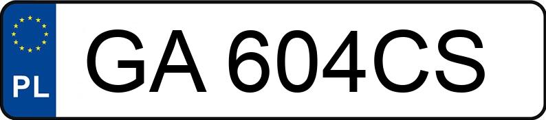 Numer rejestracyjny GA 604CS posiada PEUGEOT 508 - GA604CS