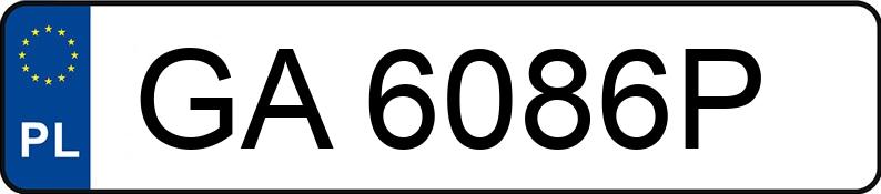Numer rejestracyjny GA 6086P posiada VOLKSWAGEN PASSAT 1.9 TDI - GA6086P Numer rejestracyjny GA 6086P posiada VOLKSWAGEN PASSAT 1.9 TDI - GA6086P