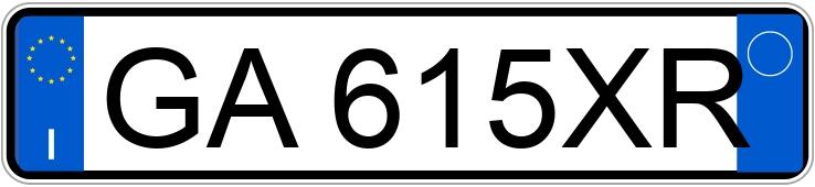 Numer rejestracyjny GA615XR posiada VOLVO V60