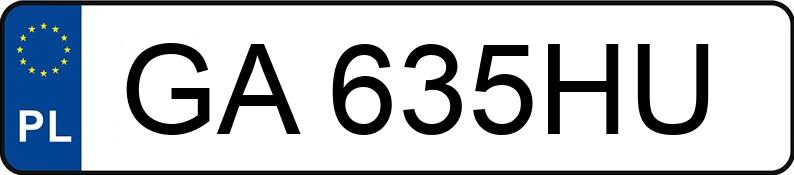 Numer rejestracyjny GA 635HU posiada SKODA Fabia III 1.2 TSI MR`15 E6 Monte Carlo DSG - GA635HU