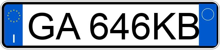 Numer rejestracyjny GA646KB posiada DACIA Sandero 2a serie