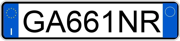 Numer rejestracyjny GA661NR posiada FIAT Panda 3a serie Numer rejestracyjny GA661NR posiada FIAT Panda 3a serie