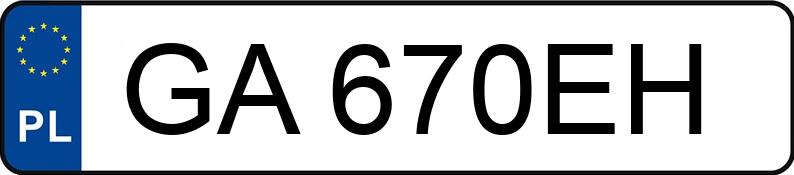 Numer rejestracyjny GA 670EH posiada BMW X4 XDRIVE30I - GA670EH Numer rejestracyjny GA 670EH posiada BMW X4 XDRIVE30I - GA670EH