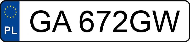 Numer rejestracyjny GA 672GW posiada HYUNDAI I30 - GA672GW