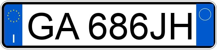 Numer rejestracyjny GA686JH posiada JEEP Compass 2a serie Numer rejestracyjny GA686JH posiada JEEP Compass 2a serie