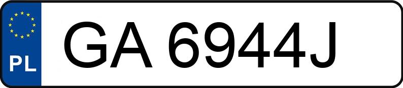 Numer rejestracyjny GA 6944J posiada HYUNDAI I30 - GA6944J