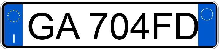 Numer rejestracyjny GA704FD posiada KIA Sportage 4a serie