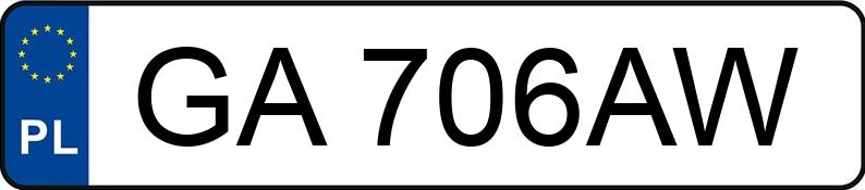 El número de registro GA 706AW tiene HONDA Accord 2.4i MR`06 E4 Executive Aut. - GA706AW