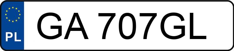 Реєстраційний номер GA 707GL має MERCEDES-BENZ E 320 Kat. 124 E 320 - GA707GL