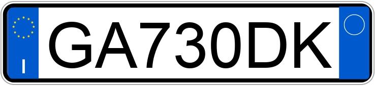 Numer rejestracyjny GA730DK posiada ALFA ROMEO Stelvio