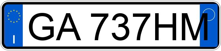 Numer rejestracyjny GA737HM posiada CITROEN C1 2a serie