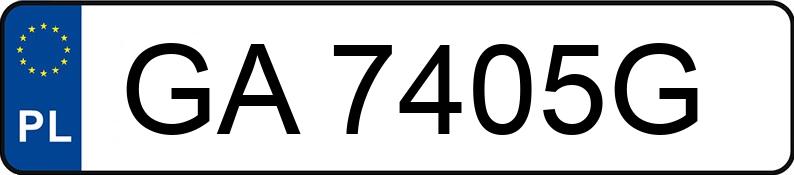 Numer rejestracyjny GA 7405G posiada VOLKSWAGEN GOLF - GA7405G Numer rejestracyjny GA 7405G posiada VOLKSWAGEN GOLF - GA7405G
