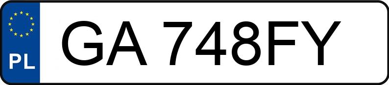 Numer rejestracyjny GA 748FY posiada SKODA KODIAQ - GA748FY