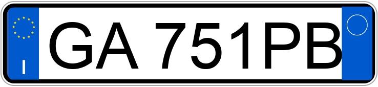 Numer rejestracyjny GA751PB posiada NISSAN Qashqai 2a serie