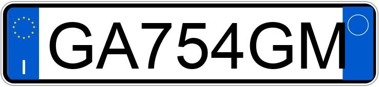 Numer rejestracyjny GA754GM posiada VOLKSWAGEN Touran 3a serie