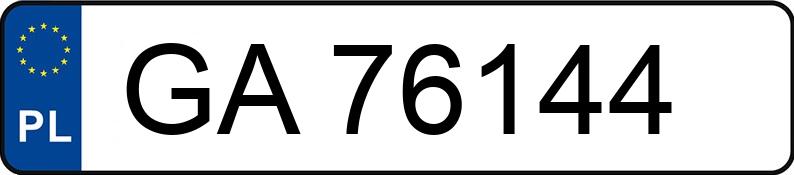 Numer rejestracyjny GA 76144 posiada MERCEDES-BENZ 200 D 124 200D - GA76144