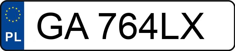 Numer rejestracyjny GA 764LX posiada RENAULT CAPTUR - GA764LX Numer rejestracyjny GA 764LX posiada RENAULT CAPTUR - GA764LX